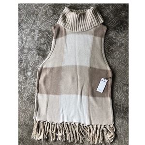 NWT Adam Lippes for Target fringed Vest